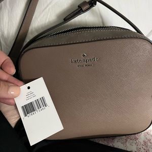 Kate Spade- NWT- taupe crossbody